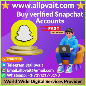 Buy verified Snapchat Accounts
